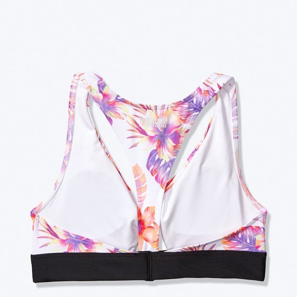 NWT VS PINK TWIST FRONT LIGHTLY LINED SPORTS BRA - Picture 3 of 4